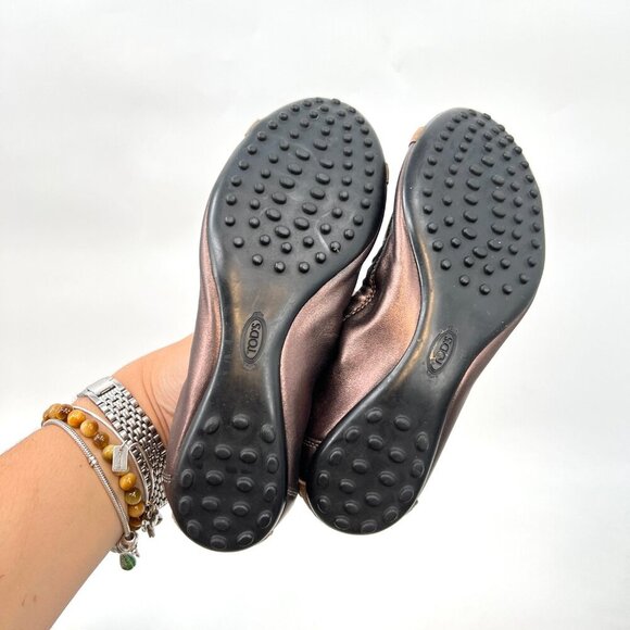 Tod's Leather Ballet Flat Shoes - Picture 7 of 7